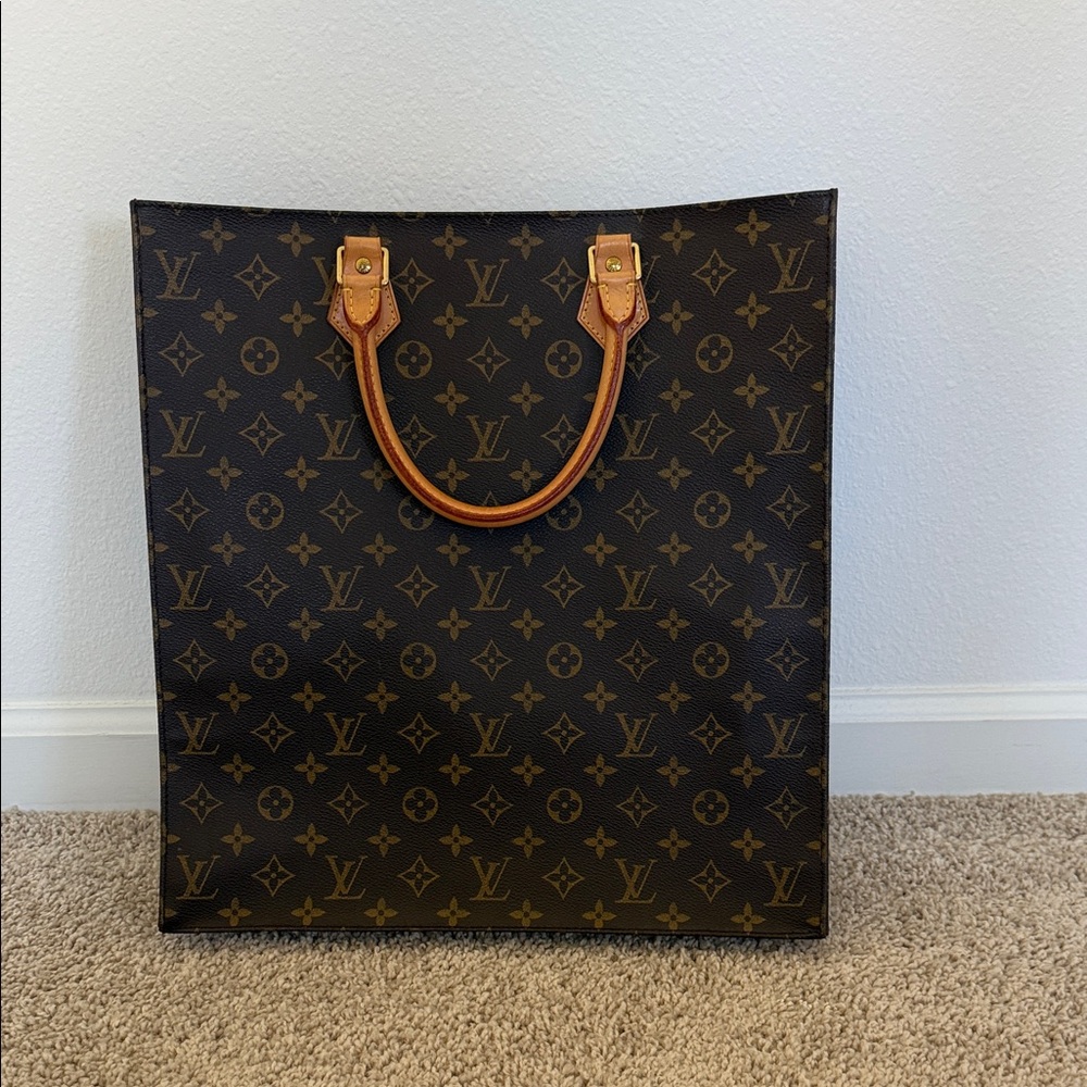 Louis Vuitton Brown Monogram Square Tote very good condition